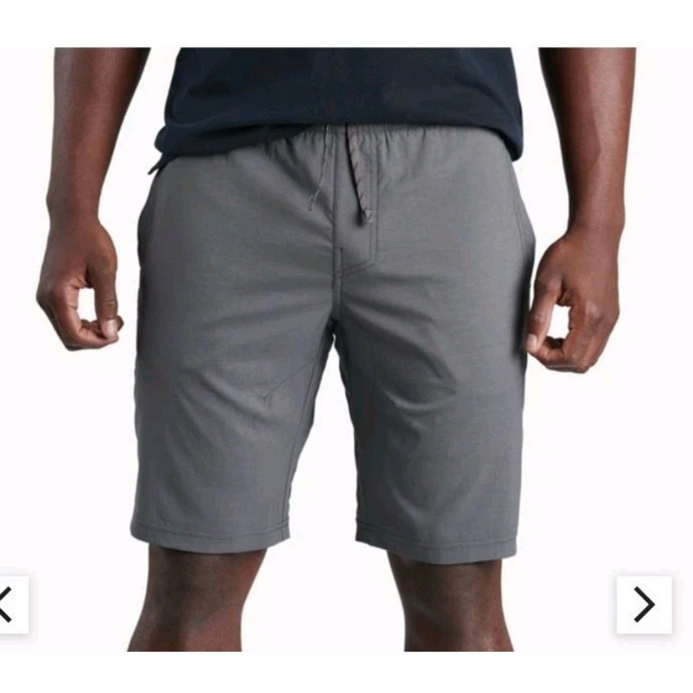 Kuhl Kruiser Shorts Carbon‎ Gray Men's Size 2XL. Outdoor Active Hiking ($75)